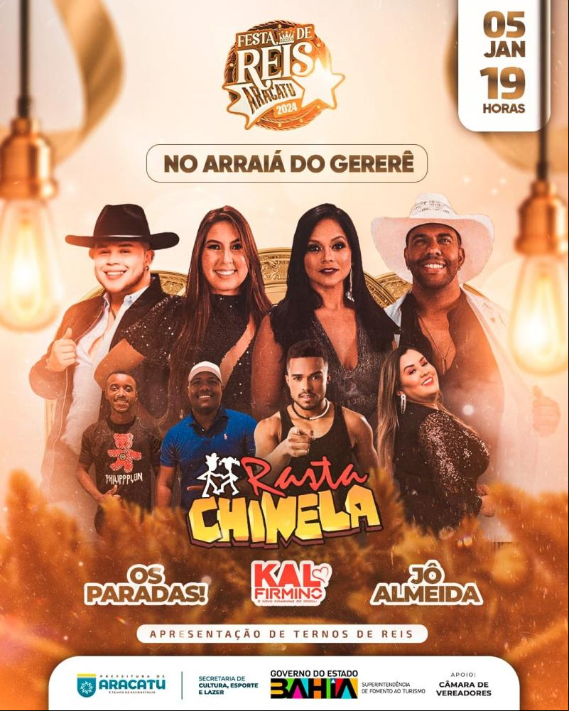 Aracatu confirma atrações para tradicional festa de reis 