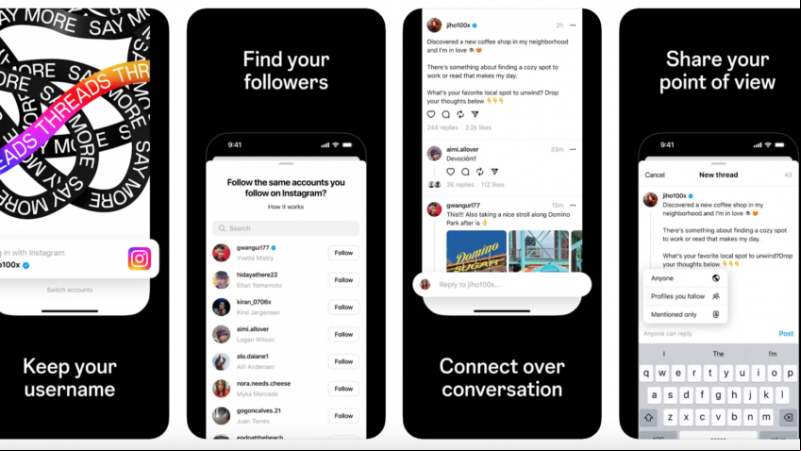 Instagram lança rede social para rivalizar com o Twitter